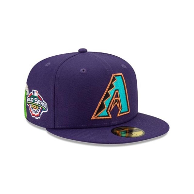 Arizona Diamondbacks Gorra | New Era MLB State Flower 59fifty Fitted Cap Mexico - Negros